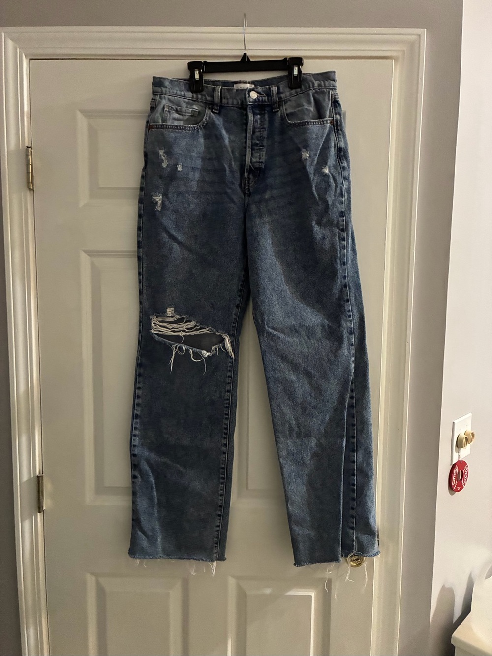 Cello Distressed Blue Denim Jeans - Picture 1 of 5